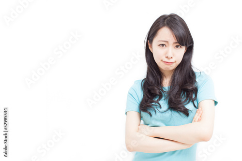 Photo: 呆れる女性 呆れる女性