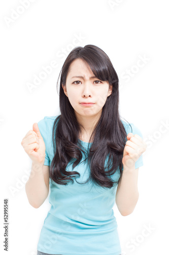 Photo: 怒る女性 怒る女性
