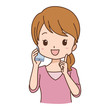女性/電話