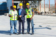 industrial manager and workers