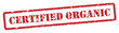 Certified Organic Rubber Stamp