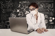 Foto: Female doctor making a prescription Female doctor making a prescription