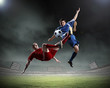 Two football player