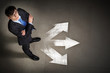Foto: Image of businessman top view Image of businessman top view