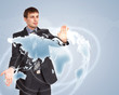 Photo: Internet concept of global technology Internet concept of global technology