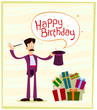 magician birthday greeting