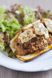 Gefüllte Aubergine