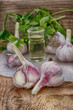 A sharp spice is a garlic