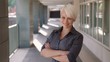 Video: Portrait of happy, successful businesswoman smiling at camera Portrait of happy, successful businesswoman smiling at camera
