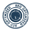 SEO Optimized concept stamp