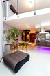 Pouf in living room