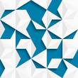 Abstract background of paper triangles