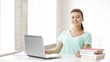 Video: happy student working with laptop happy student working with laptop