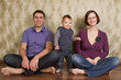 canvas print picture - glückliche familie