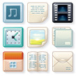 Illustration: Square Menu Icons 2 Square Menu Icons 2