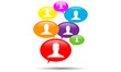 Réseau social : conversation