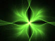 Fractal art - green background