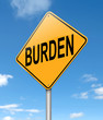 Burden concept.