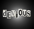 Devious concept.