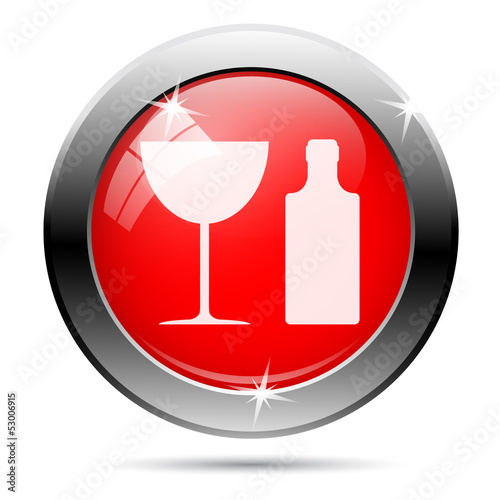Illustration: Metallic glossy icon Metallic glossy icon