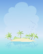 tropical island