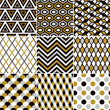 seamless gold pattern print