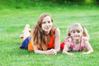 mother with her daughter