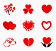 Vector: Hearts icons Hearts icons
