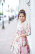 Photo: Young Asian woman outdoor portrait Young Asian woman outdoor portrait
