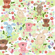 Vector: Children seamless texture Children seamless texture