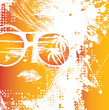 Vektor: Women in sunglasses Women in sunglasses