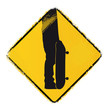 skateboard warning sign