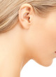 close up of woman ear