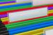 Photo: Multi colored File Folders with shallow depth of field Multi colored File Folders with shallow depth of field