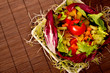 Salat mit Sprossen