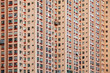 Facade of building in Hong Kong