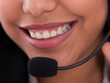 Happy Female Customer Representative