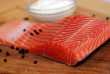salmon fillet ready to cook