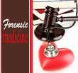 Concept of forensic medicine close up