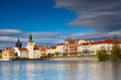 Prague towers near the Charles Bridge