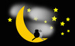 gatti su luna