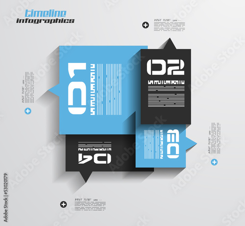 Vector: Infographic design template with paper tags. Infographic design template with paper tags.