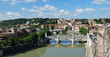 Vue de Rome depuis le château Saint-Ange