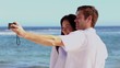 Couple taking a self portrait