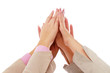 Photo: Pile of hands Pile of hands