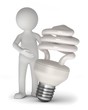 männchen energiesparlampe