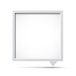 3D bubble talk frame.