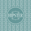 Hipster card design