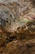 stalactites and stalagmites in valporquero cave