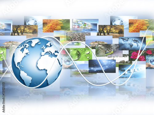 Illustration: Best Internet Concept of global business from concepts series Best Internet Concept of global business from concepts series